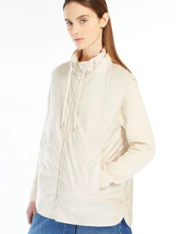 Reversible water-repellent canvas gilet