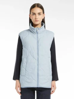 Reversible water-repellent canvas gilet