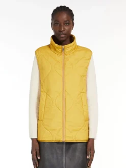 Reversible water-repellent canvas gilet