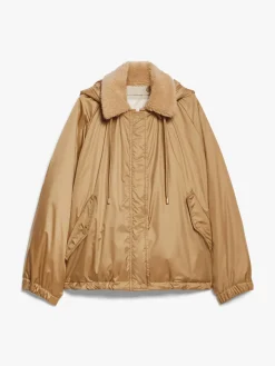 Reversible water-repellent canvas windbreaker