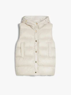 Reversible water-repellent canvas gilet