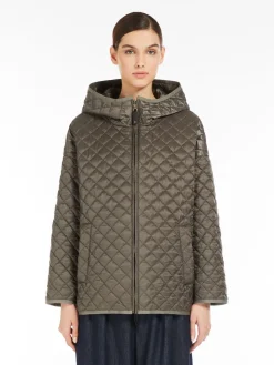 Reversible water-repellent canvas sweatshirt