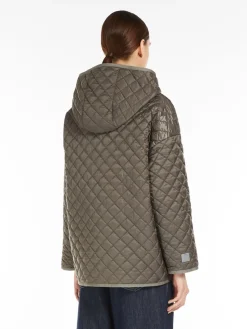 Reversible water-repellent canvas sweatshirt