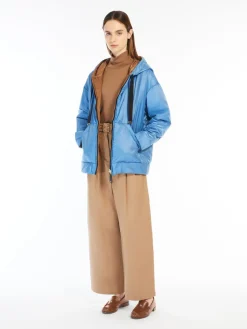 Reversible water-repellent canvas sweatshirt