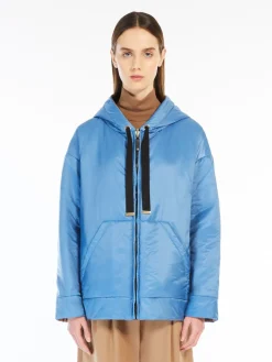Reversible water-repellent canvas sweatshirt