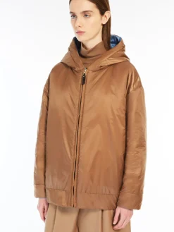 Reversible water-repellent canvas sweatshirt
