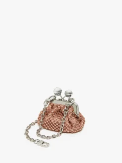 Rhinestone and satin Nano Pasticcino Bag