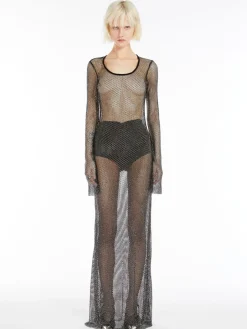 Rhinestone tulle dress