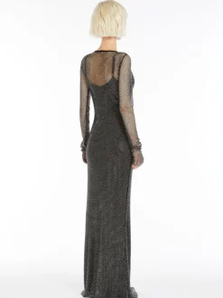 Rhinestone tulle dress