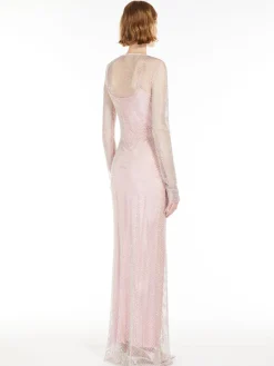 Rhinestone tulle dress