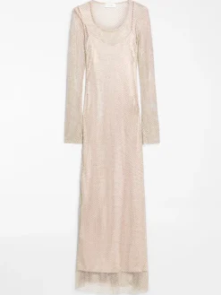 Rhinestone tulle dress