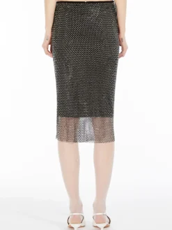 Rhinestone tulle skirt