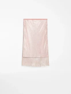Rhinestone tulle skirt