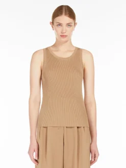 Rib-knit top