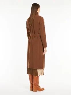Rib-knit wool cardigan