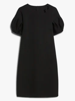 Scuba jersey mini dress