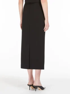 Scuba jersey pencil skirt