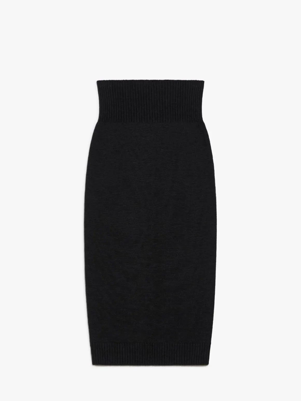 Seamless wool skirt