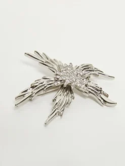 Set of rhinestone brooches