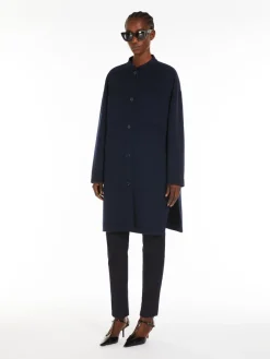 Shirt-style wool coat
