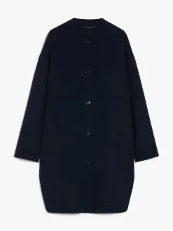 Shirt-style wool coat