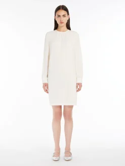 Short cady tunic dress
