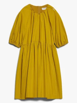 Short cotton poplin dress