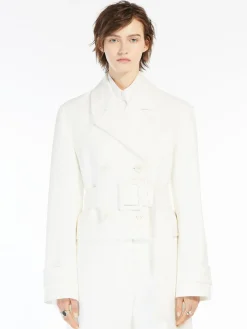 Short double-breasted jacket