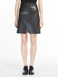 Short jersey skirt