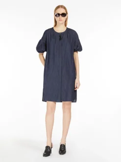 Short, lightweight denim dress