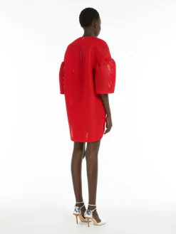 Short mesh jersey dress