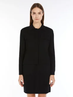 Short stretch viscose jacket