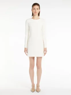 Short technical jersey dress