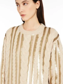 Short wool and cashmere dress