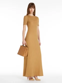 Silk and cashmere dress