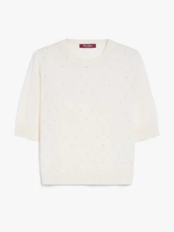 Silk and wool Argyle jumper