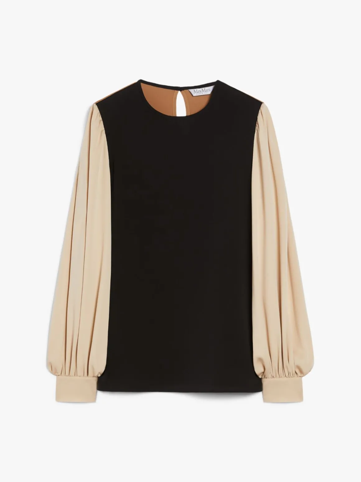 Silk charmeuse blouse