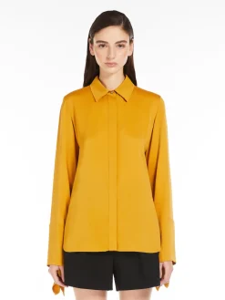 Silk charmeuse shirt