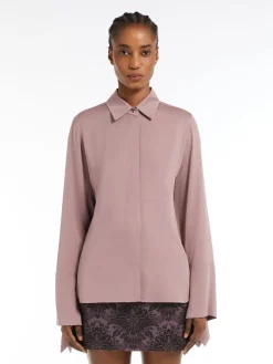 Silk charmeuse shirt