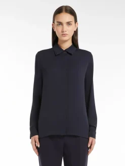 Silk charmeuse shirt