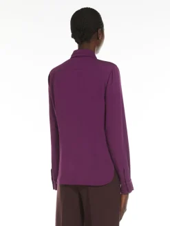 Silk charmeuse shirt
