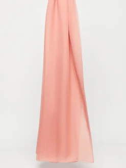 Silk chiffon stole
