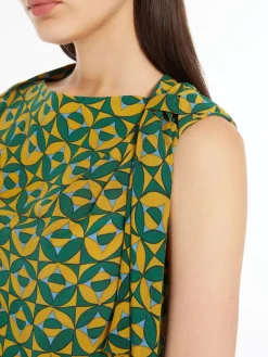 Silk crepe de chine top