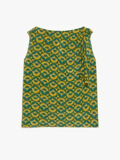 Silk crepe de chine top