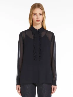 Silk georgette shirt