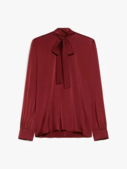 Silk satin shirt