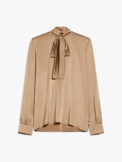 Silk satin shirt