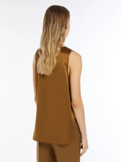 Silk satin top