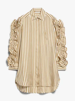 Silk shirt dress