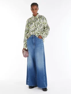 Silk twill shirt